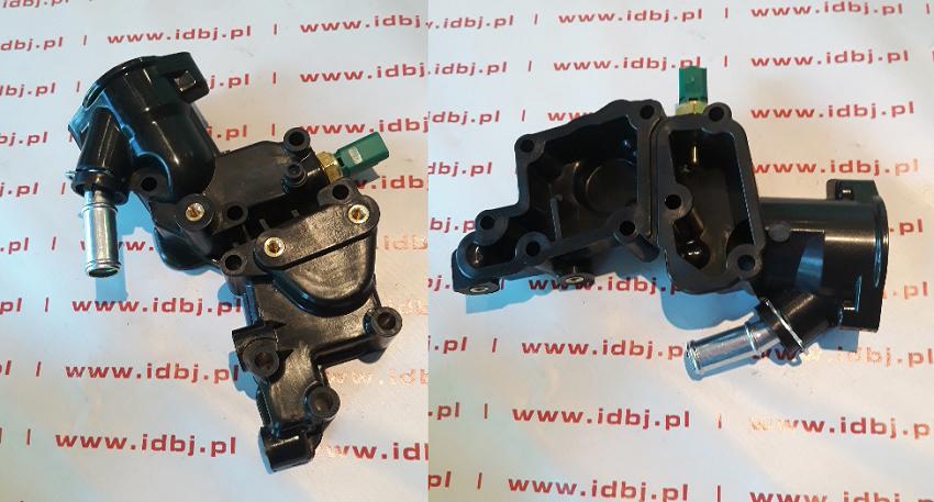 Fotografia produktu PAMMELSON PAM9654775080 OBUDOWA WKŁADU TERMOSTATU PEUGEOT BIPPER, CITROEN NEMO 1.4, FIAT FIORINO 1.4 PLASTIKOWA PODSTAWA TRMOSTATU, BEZ WKŁADU, Z CZUJNIKIEM TEMPERATURY NA 2 PINY.