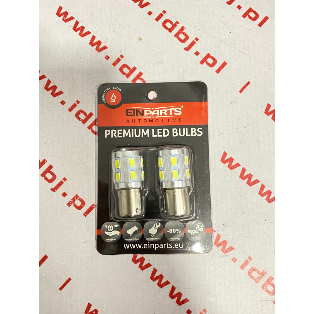 Fotografia produktu EINPARTS EPL112 ŻARÓWKA P21W 12V LED, 11SMD 6000K + 1 CREE 2 SZT