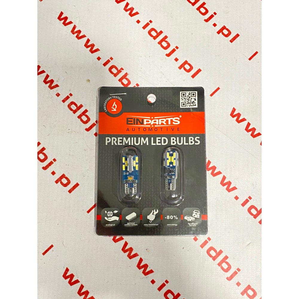 Fotografia produktu EINPARTS EPL26 ŻARÓWKA W5W 24SMD 4014 CANBUS 6000k 2 SZTUKI