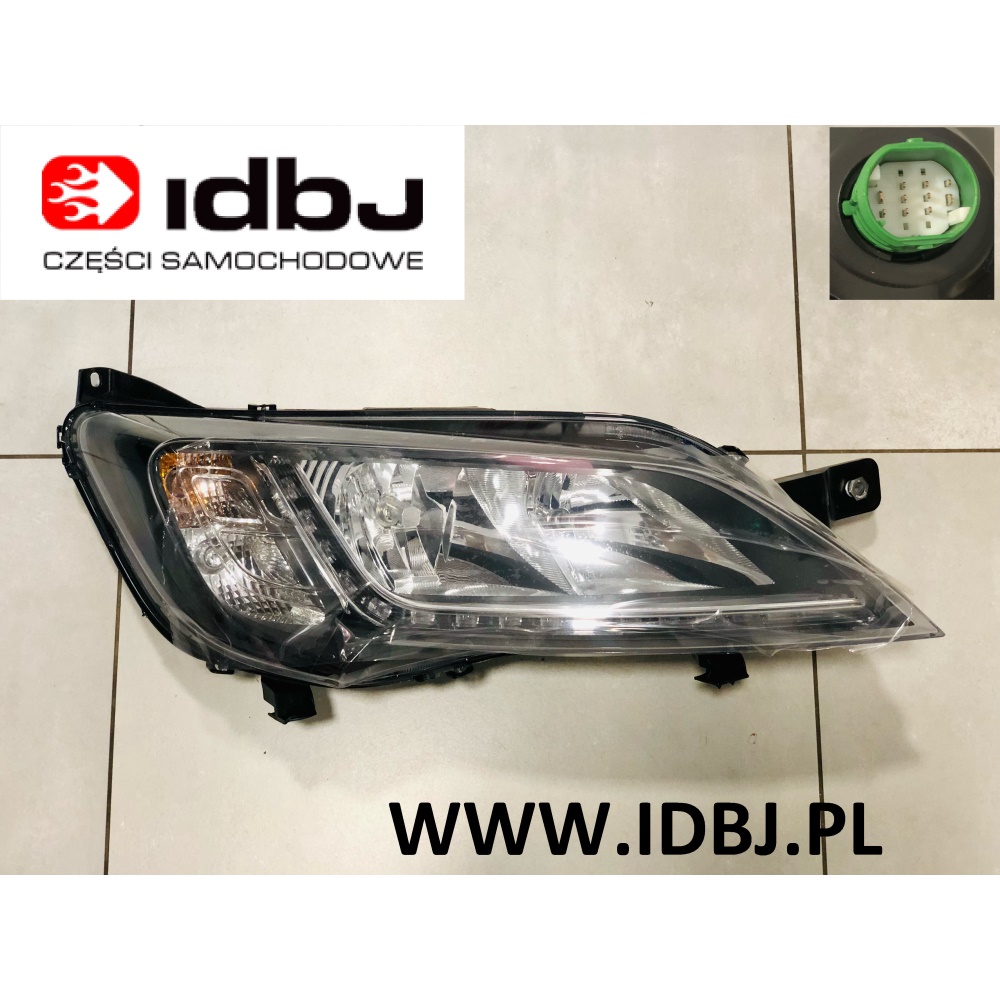 Fotografia produktu OEM FIAT OEM1375098080 REFLEKTOR DUCATO, BOXER, JUMPER 2014- PRAWY LED CZARNY FIAT DUCATO 14- DRL, ŚWIATŁO DO JAZDY DZIENNEJ