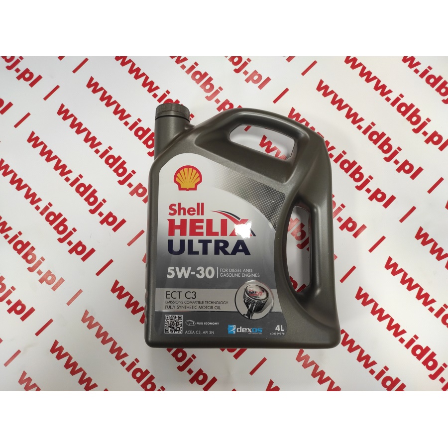 Fotografia produktu SHELL OLESHE5W304 OLEJ SILNIKOWY SHELL HELIX ECT 3 5W30 4L SYNTETYK 