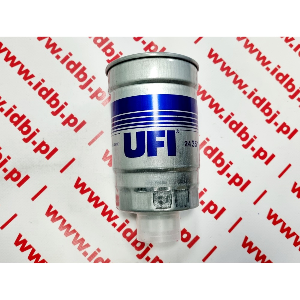 Fotografia produktu UFI UF2435100 FILTR PALIWA FIAT DIESEL TIPO, UNO, DUCATO 90-, 94-, IVECO 90-, 96- 2.5, 2.8 TD. 