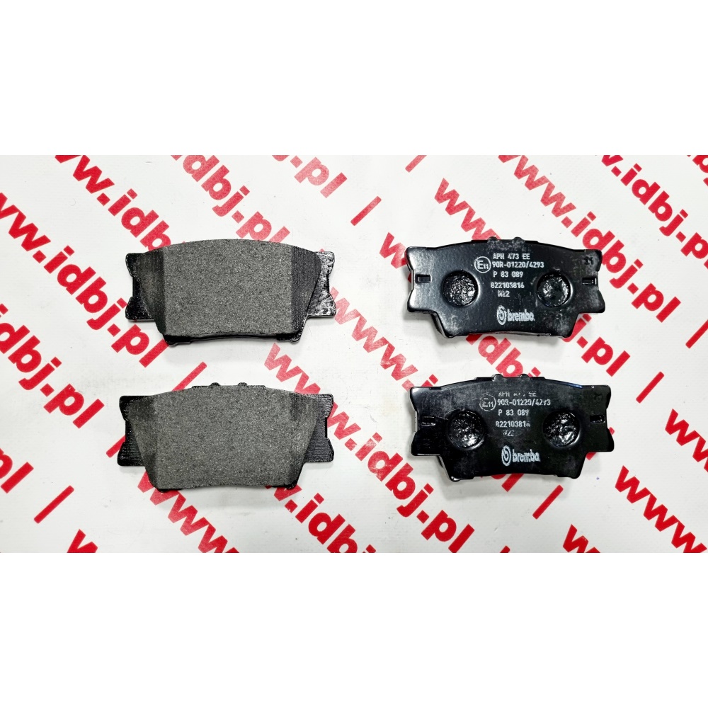 Fotografia produktu BREMBO BRP83089 KLOCKI HAMULCOWE TYŁ TOYOTA RAV 4 III 