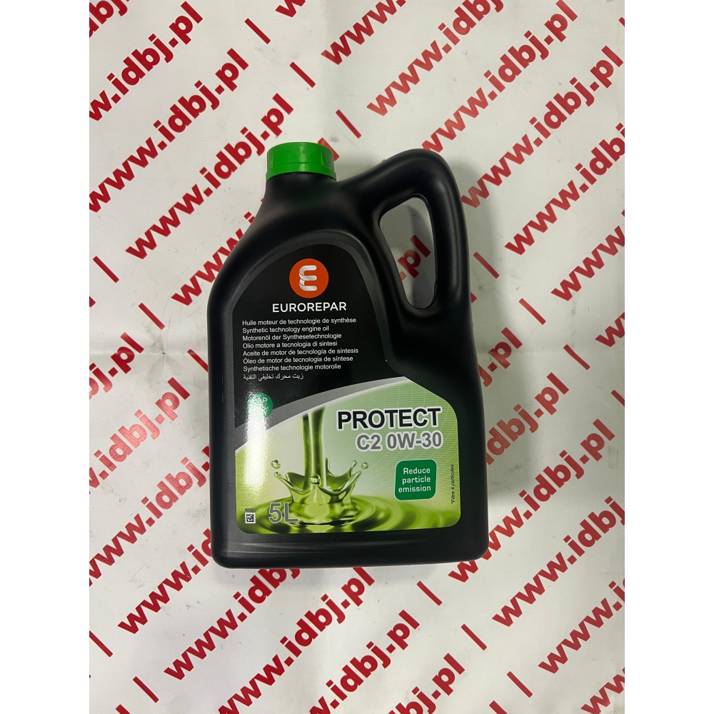 Fotografia produktu EUROREPAR OR1639368782 OLEJ SILNIKOWY EUROREPAR PREMIUM 0W30 EUROREPAR PROTECT C2 5L PSA B71 2302, PSA B71 2312