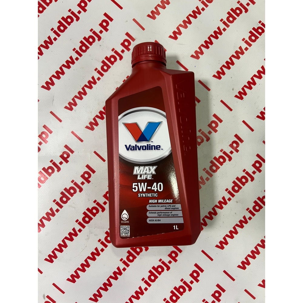 Fotografia produktu VALVOLINE VAL5W40MAXLIFE1L OLEJ SILNIKOWY VALVOLINE 5W-40 MAXLIFE 1L 