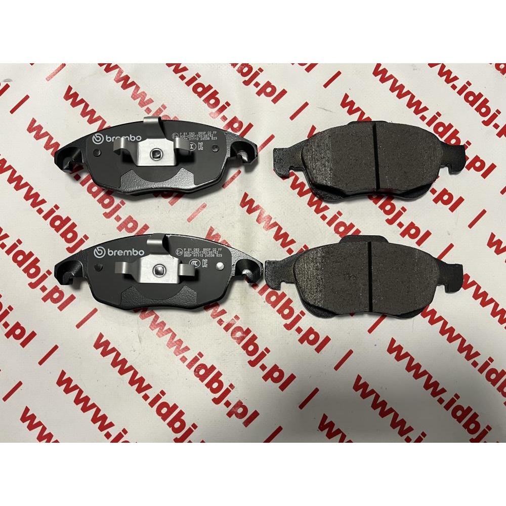 Fotografia produktu BREMBO BREP61083 KLOCKI HAMULCOWE PEUGEOT PARTNER, CITROEN BERLINGO 1.6 HDI PRZÓD 