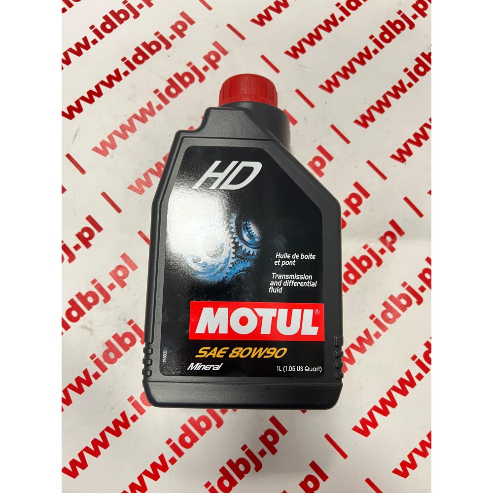 Fotografia produktu MOTUL OLEMOTHD80W901L OLEJ PRZEKŁADNIOWY 80W90 MOTUL HD 1L OLEJ DO MOSTÓW