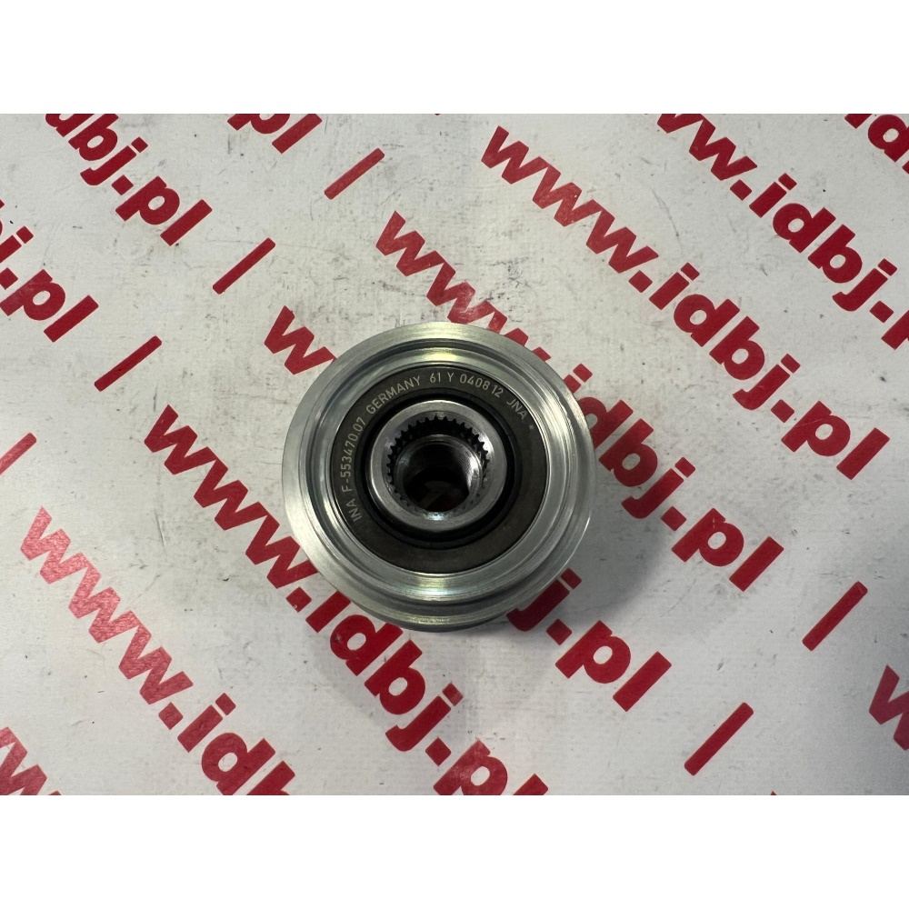 Fotografia produktu INA INA535001210 KOŁO PASOWE, SPRZĘGŁO ALTERNATORA VW, AUDI, SEAT, SKODA 1.9, 1.6, 2.0 TDI 