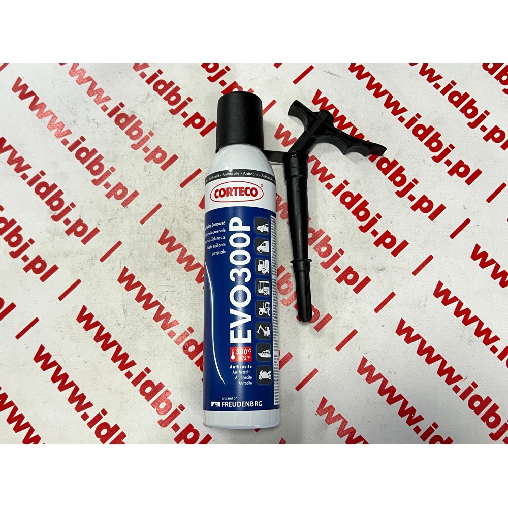 Fotografia produktu CORTECO CT49392392 SILIKON SILNIKOWY WYSOKOTEMPERATUROWY CORTECO 200 ML CIŚNIENIOWY, EVO300P szczeliwo, pistolet