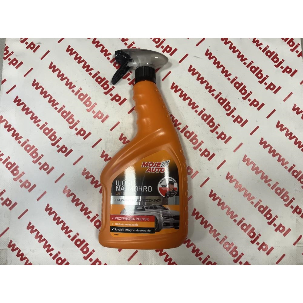 Fotografia produktu MOJE-AUTO AMT19-084 WOSK NA MOKRO, PREPARAT NABŁYSZCZAJĄCY, WET WAX, 750 ML 