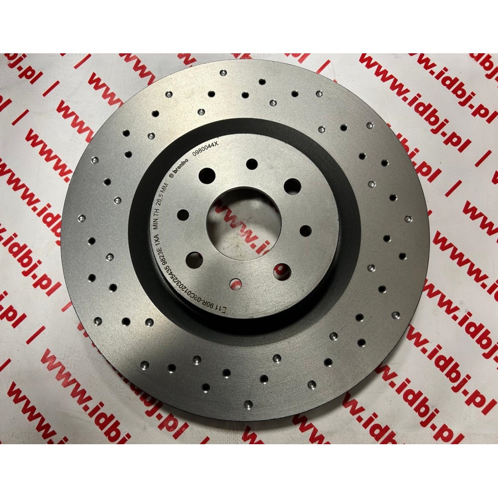 Fotografia produktu BREMBO BRE09.8004.4X TARCZA HAMULCOWA ALFA MITO, PRZÓD 305 MM, NAWIERCANE 