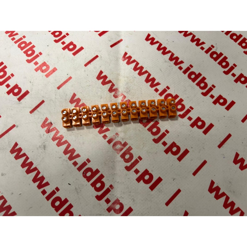 Fotografia produktu SIMET SI21412108 ZŁĄCZE, LISTWA ELEKTRYCZNA ZACISKOWA, GWINTOWANA 6MM, 12-TOROWA 