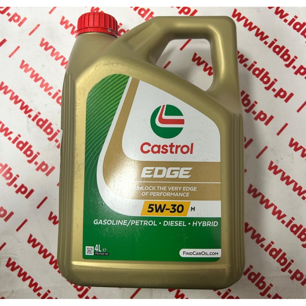 Fotografia produktu CASTROL OLECAS5W30EDGEM4 OLEJ SILNIKOWY CASTROL EDGE 5W30 4L M 
