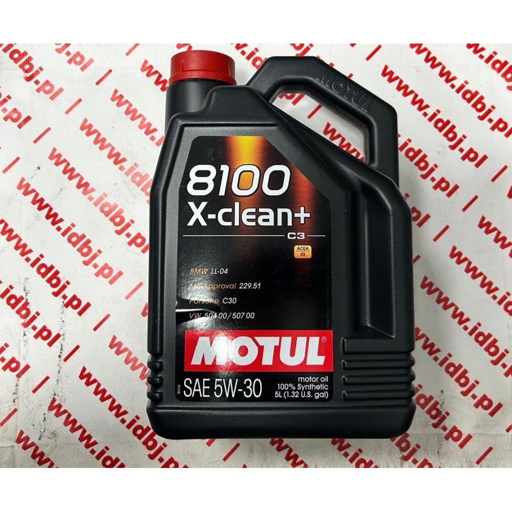 Fotografia produktu MOTUL OLEMOT5W30XC5 OLEJ SILNIKOWY MOTUL X - CLEAN+  C3 5W30 5L. 