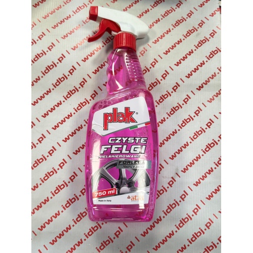 Fotografia produktu PLAK CWPLAK020 PŁYN DO MYCIA FELG PLAK FORFELGA 750ML SILNY PREPARAT DO MOCNO ZABRUDZONYCH FELG ALUMINIOWYCH.