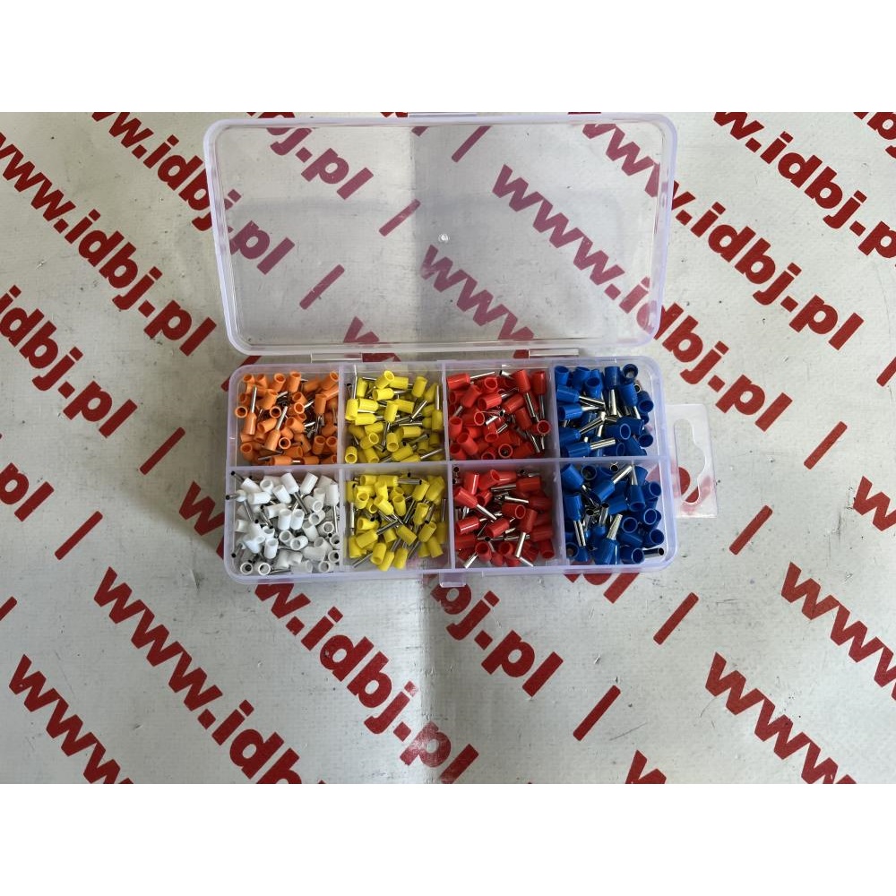 Fotografia produktu GEKO GO3614 KOŃCÓWKI ZARABIANIA KABLI KONEKTORÓW 500SZT 