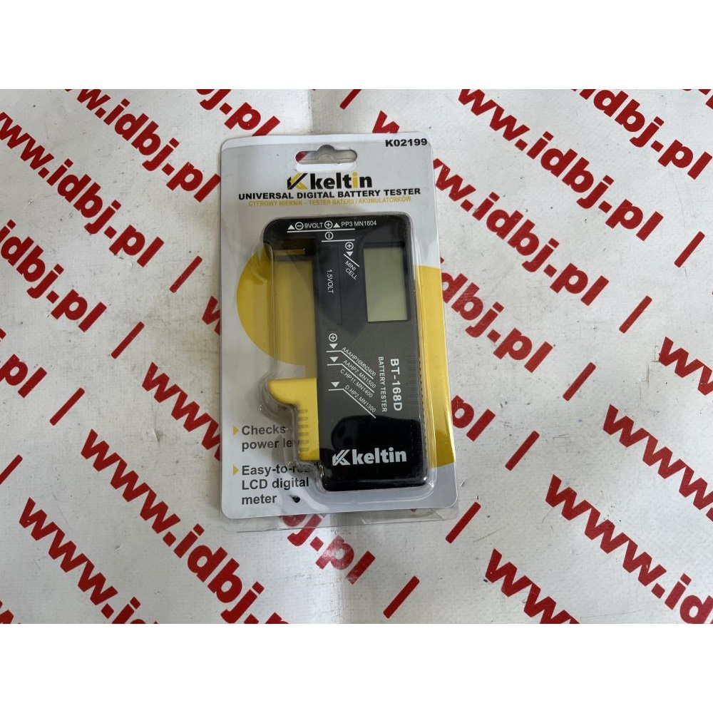 Fotografia produktu GEKO K02199 CYFROWY MIERNIK TESTER BATERII I AKUMULATORKÓW 