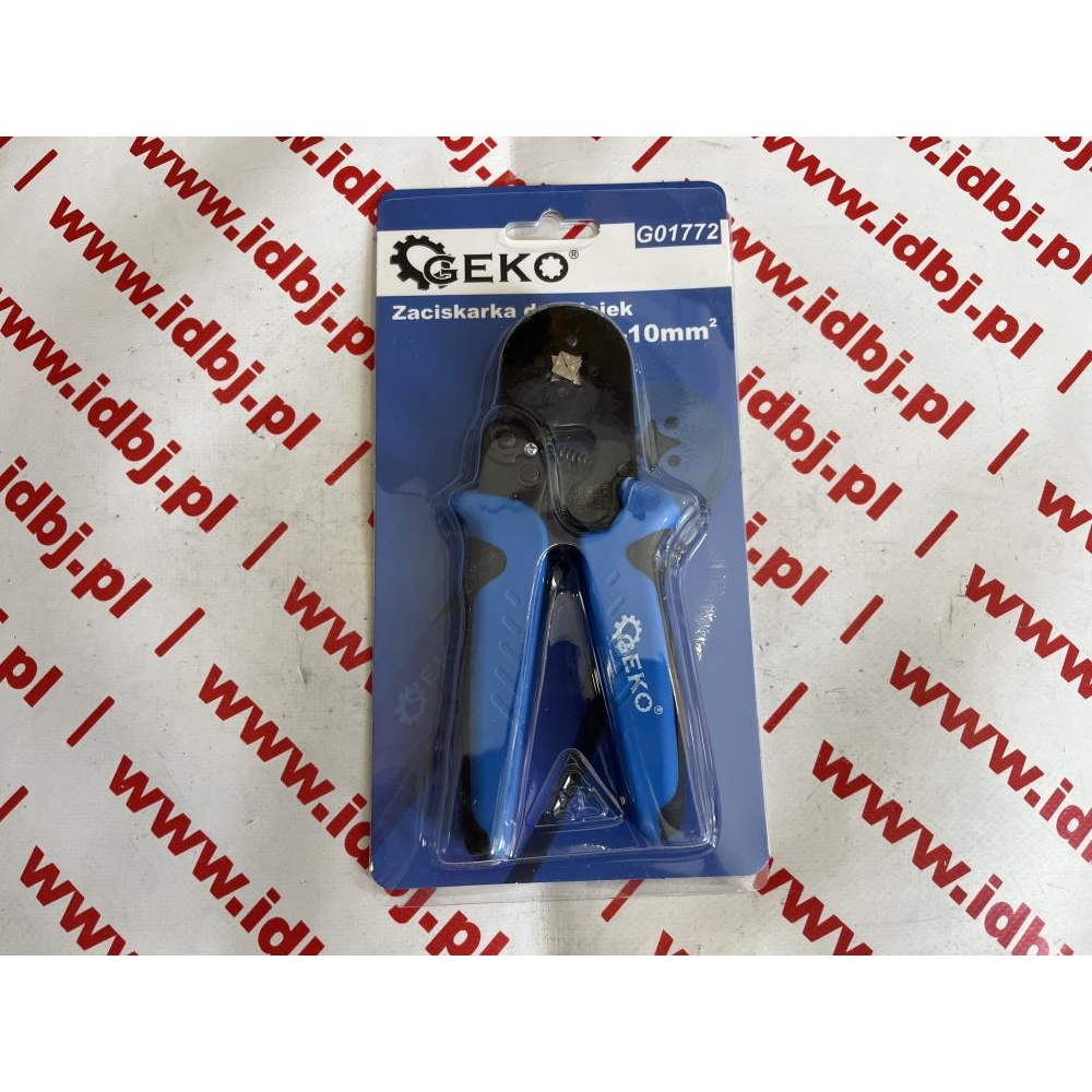 Fotografia produktu GEKO G01772 ZACISKARKA DO TULEJEK 0,25-10MM 