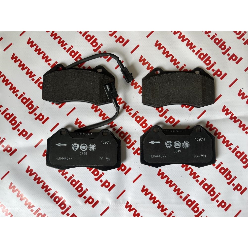 Fotografia produktu FIAT OR77365672 KLOCKI HAMULCOWE PRZÓD ALFA MITO, STELVIO, 4C, ABARTH 500, 500C, PUNTO, PUNTO EV 