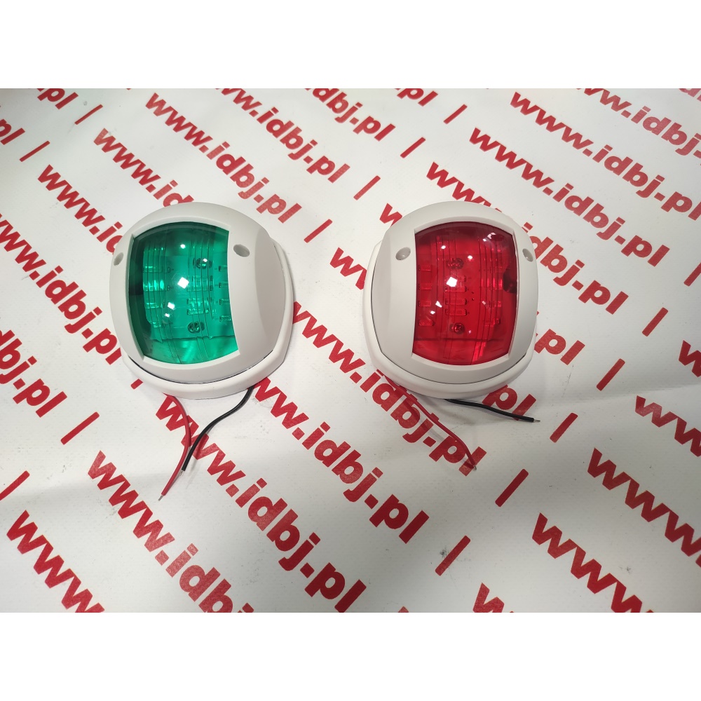 Fotografia produktu PAMMELSON PAM5201350 LAMPY LED CZERWONA I ZIELONA, BIAŁY PVC, 100 X 88 MM 