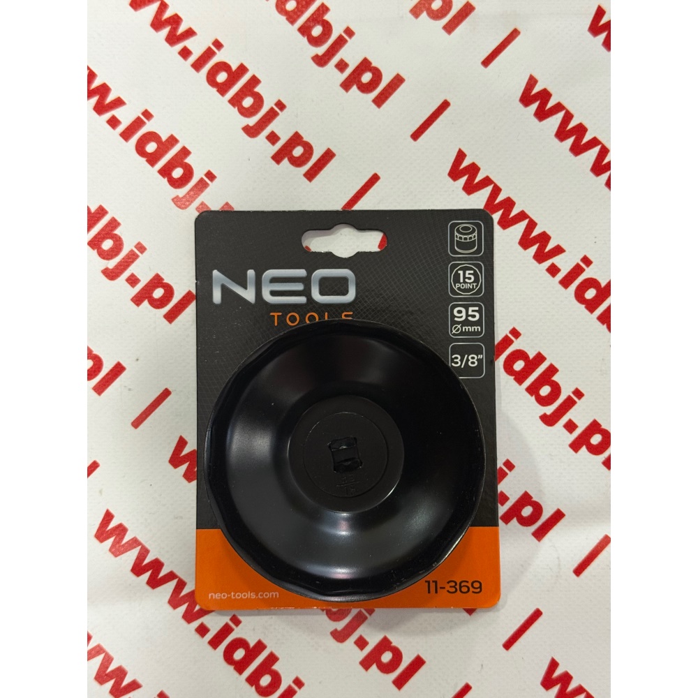 Fotografia produktu NEO TOOLS TPX11-369 NASADKA DO FILTRA OLEJU 95MM 15 KĄTNA 