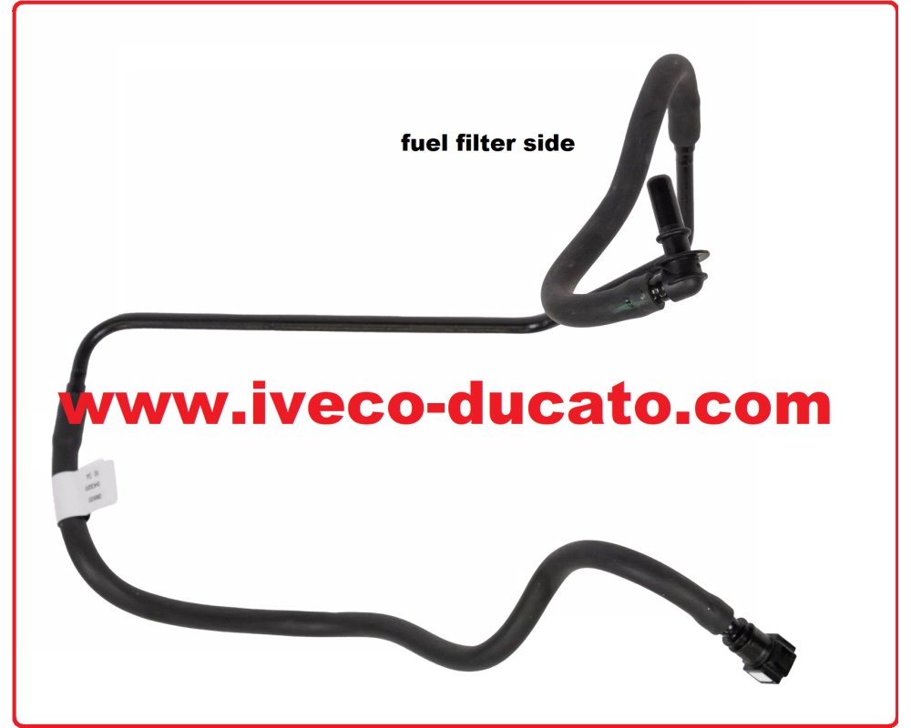 Fotografia produktu FIAT OR1368763080 PRZEWÓD PALIWOWY DUCATO, BOXER, JUMPER 06- 2.3. JTD, HDI od filtra paliwa do zespołu przewodów tekalanowych w stronę zasilania wtrysków.