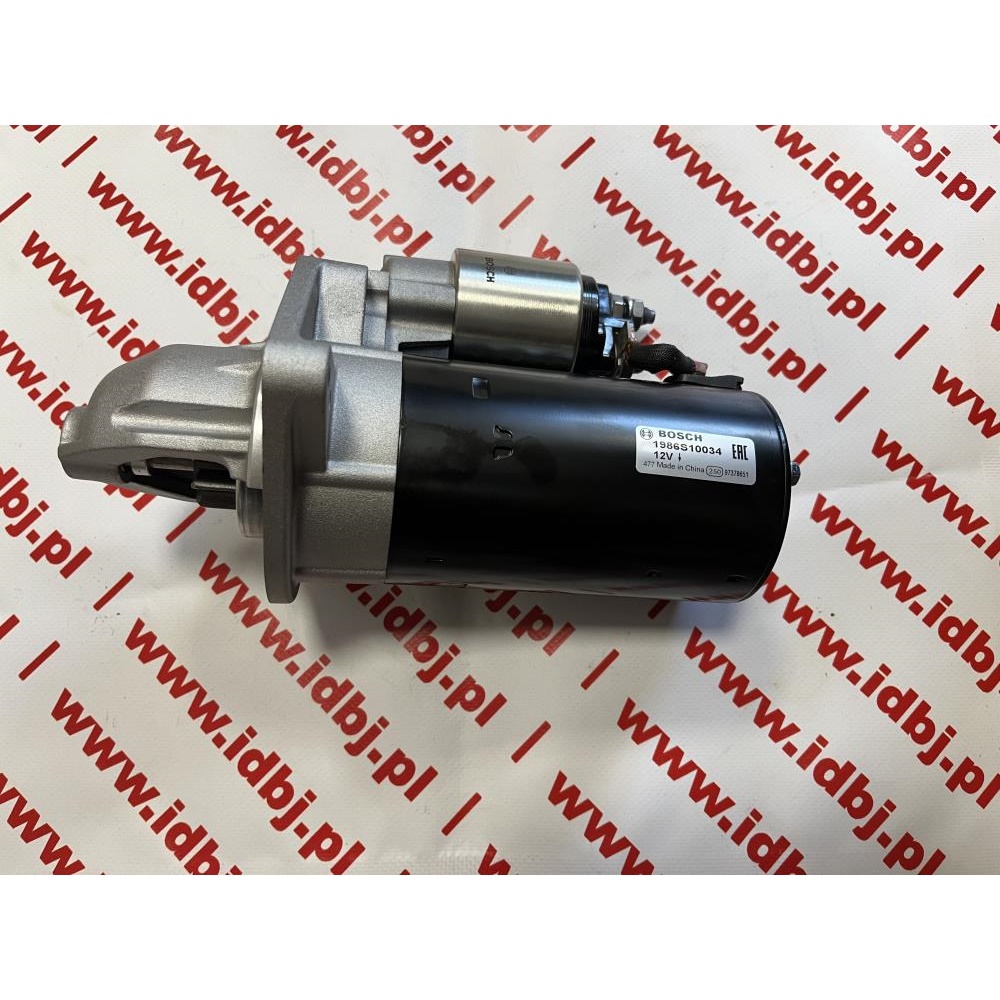 Fotografia produktu OEM IVECO OEM69502571 ROZRUSZNIK IVECO UNIJET 2006- 2.3, 3.0 JTD IVECO III, IV, V Rozrusznik regenerowany, 12V, moc znamionowa 2,3 kw,  Ilość zębów: 9 mocowany na 3 śruby. Kierunek obrotów: zgodnie z ruchem wskazówek zegara.