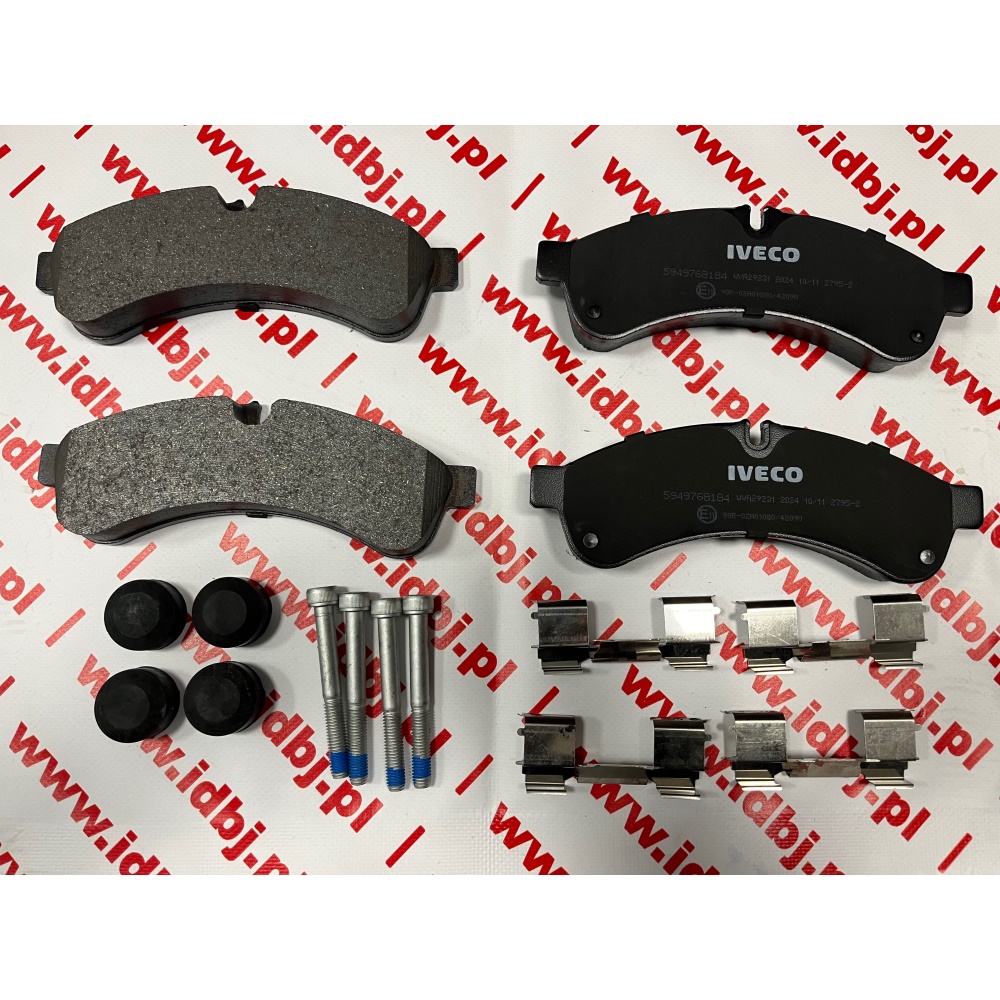 Fotografia produktu IVECO OR42555633 KLOCKI HAMULCOWE IVECO 65C18 06- TYŁ 