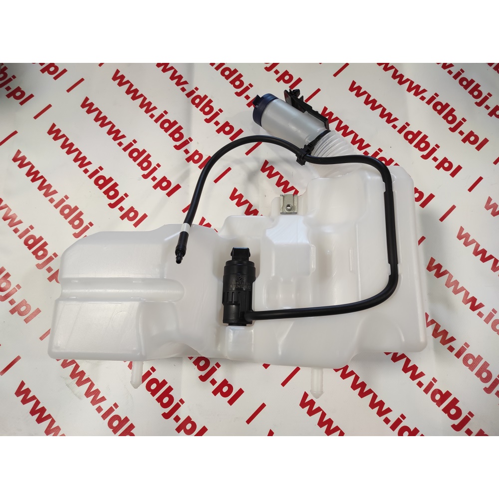 Fotografia produktu FIAT OR1643706580 ZBIORNIK PŁYNU SPRYSKIWACZA DUCATO, BOXER, JUMPER 14-, 18-, Z SILNIKIEM Kompletny zbiorniczek płynu do spryskiwaczy szyby wraz z silniczkiem.
