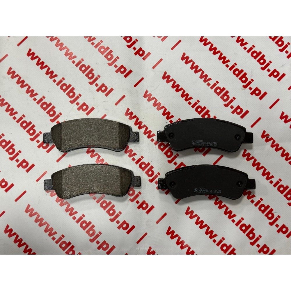 Fotografia produktu METELLI MET22-0710-0 KLOCKI HAMULCOWE DUCATO, BOXER, JUMPER 06- TYŁ 