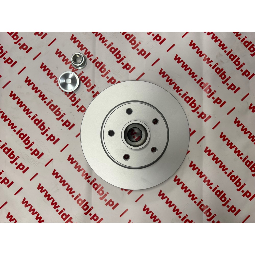 Fotografia produktu DELPHI DEBG9190RSC TARCZA HAMULCOWA TRAFIC, VIVARO 14-, TYŁ L/P  Z ŁOŻYSKIEM Średnica zewnętrzna 280.0 mm, Grubość 12.0 mm
