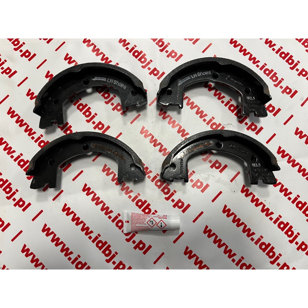 Fotografia produktu IVECO OR5802742242 SZCZĘKI HAMULCA RĘCZNEGO IVECO DAILY 14- TARCZOBĘBEN ORYGINALNE TŁOCZONE Oryginalne szczęki iveco sygnowane Galfer, Brembo tłoczeniem na szczęce. Uwaga wg serwisów Iveco jedyne na których jest prawdziwie silny hamulec ręczny!