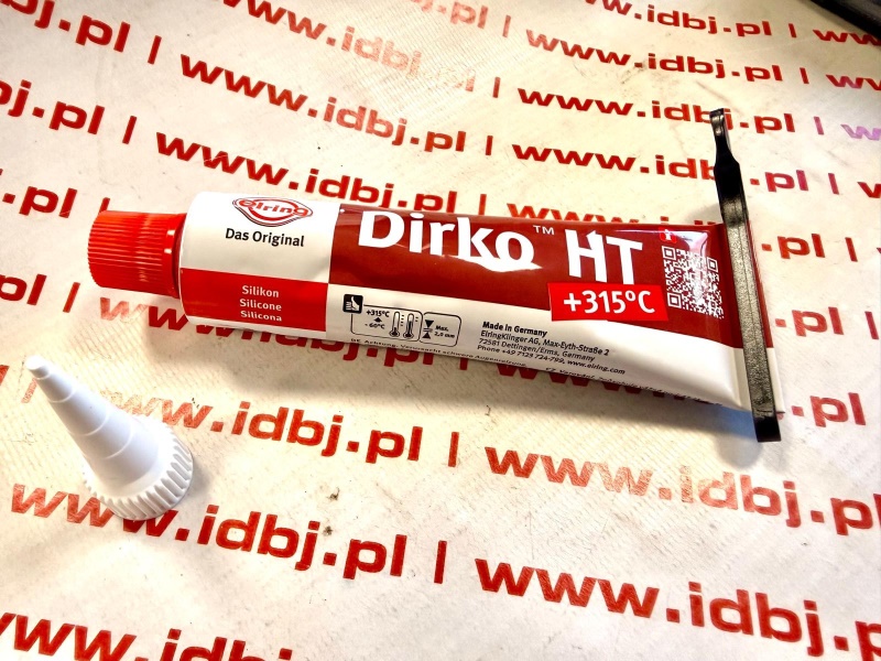 Fotografia produktu ELRING EL705708 SILIKON ELRING DIRKO HT 70ML TUBKA DO 315 STOPNI, CZERWONY Profesjonalny silikon szerokiego zastosowania w silnikach samochodowych.