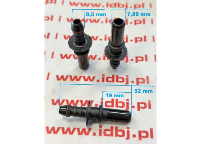 Fotografia produktu PAMMELSON PAM10110520 WTYK SZYBKOZŁĄCZA PRZEWODU PALIWOWEGO PROSTA ŚREDNICA NA ZŁĄCZE 7.89 mm Wtyczka szybkozłączki, zlącze, łącznik przewodu paliwa  prosty. Średnica króćca od szybkozłącza 7.89 mm. Średnica wewnętrzna  przewodu 6.7 mm, średnica zewnętrzna końcówki 8.0 mm