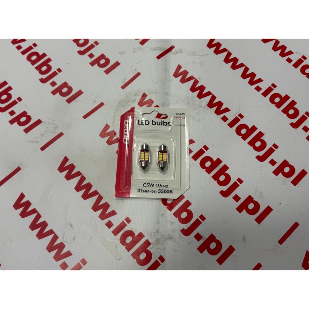 Fotografia produktu AMIO AMI01288 ŻARÓWKA LED 12-24V C5W 31MM ZESTAW 2 SZTUK