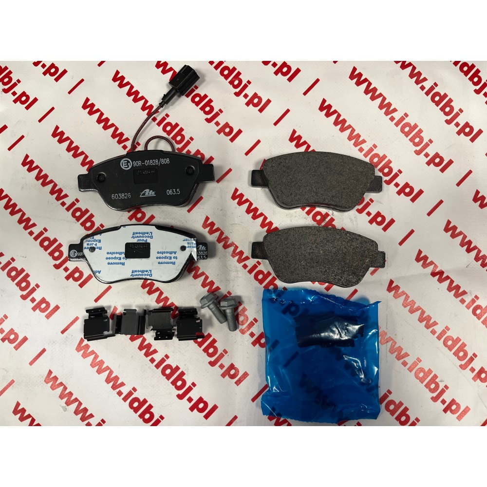 Fotografia produktu ATE ATE13.0460-3826.2 KLOCKI HAMULCOWE FIAT 500, STILO 1.2, 1.4 PRZÓD FIORINO 07-, QUBO 07- 1.3 JTD 