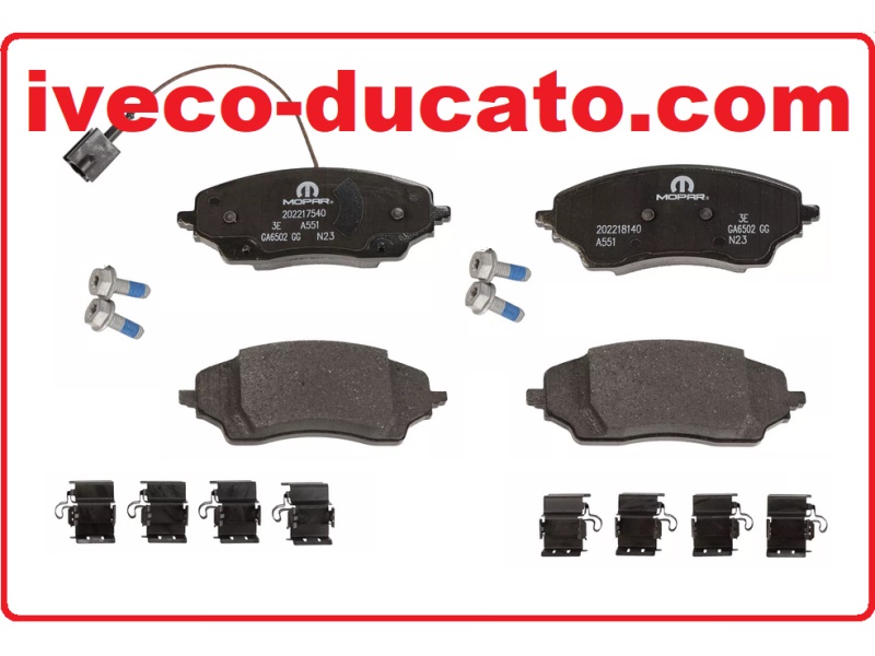 Fotografia produktu FIAT OR77369188 KLOCKI HAMULCOWE DUCATO, BOXER, JUMPER TYŁ 21- ELEKTRYCZNY RĘCZNY Opel Movano C, Fiat Ducato, Citroen Jumper z elektrycznym hamulcem ręcznym.