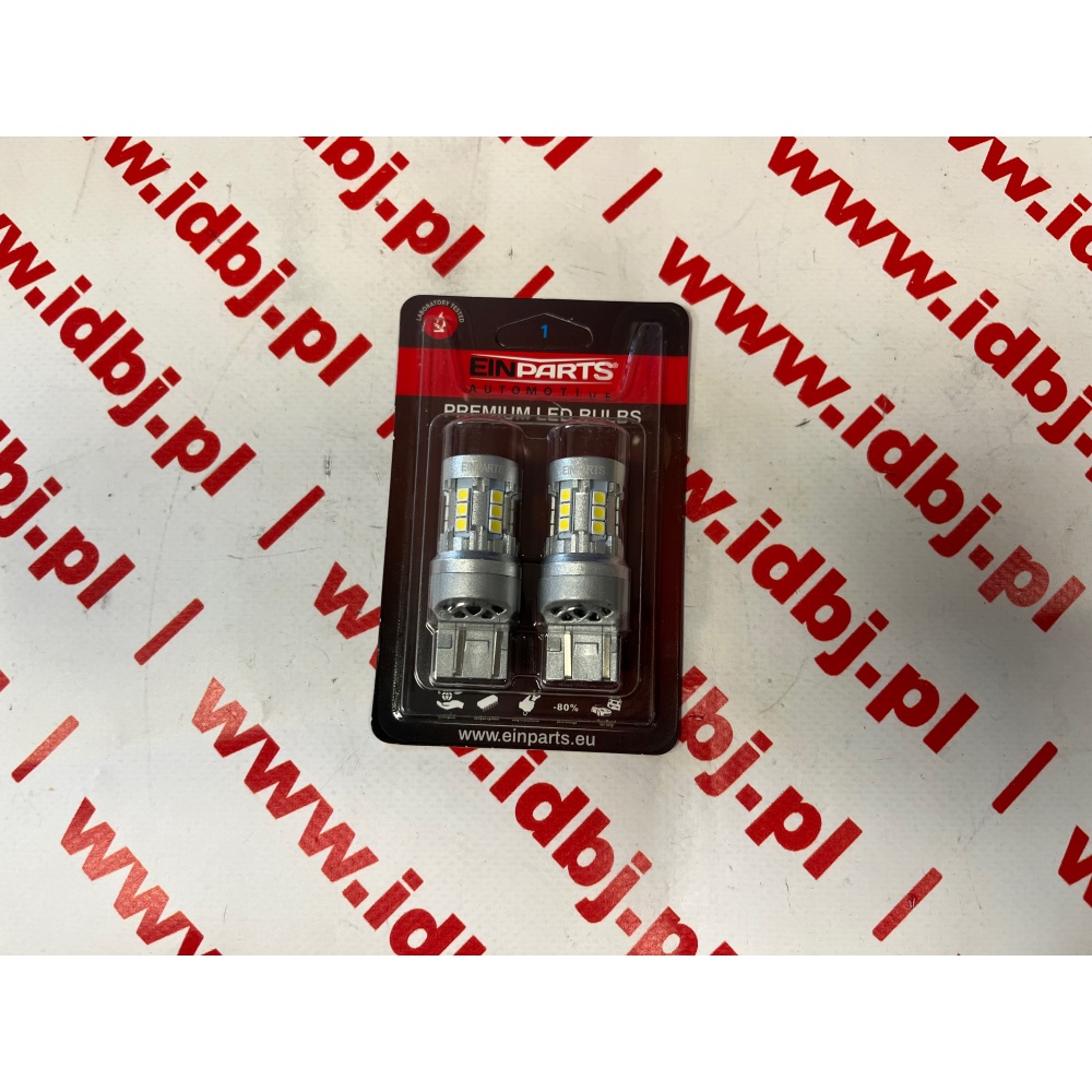 Fotografia produktu EINPARTS EPL328 ŻARÓWKA LED W21, 5W LED 7443 20 SMD 3030 6000K- 2 SZTUKI żarówka dwuwłóknowa 21w, 5w