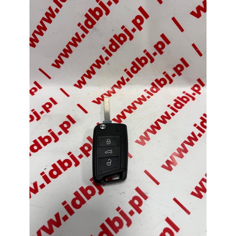 Fotografia produktu PAMMELSON PAM130 KLUCZ, KLUCZYK STACYJKI, SUROWY, 3 PRZYCISKI BEZ LOGO, VW, SEAT, SKODA 
