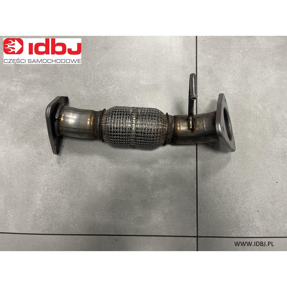 Fotografia produktu FIAT OR5802026773 RURA KOLEKTORA IVECO 2.3, 14-, 16-  ZE ZŁĄCZEM ELASTYCZNYM rura kolektorowa z siatką elastyczną za filtrem dpf. Tłumik drgań