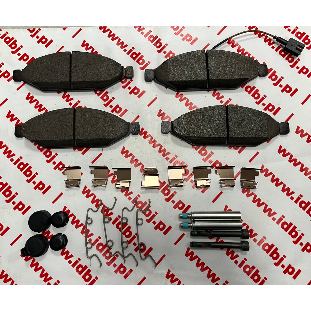 Fotografia produktu FIAT OR77361195 KLOCKI HAMULCOWE DUCATO, BOXER, JUMPER PRZÓD 2021-, 2023- KOŁA R15 ŚCIĘTE NA PŁASKO NA DOLE