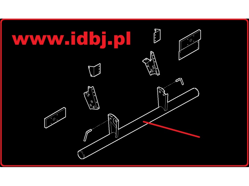 Fotografia produktu PAMMELSON OR504273289 ZDERZAK, BELKA ZDERZENIOWA IVECO DAILY 55S 4X4 TYŁ METALOWA OKRĄGŁA BELKA TYLNA ZAPOBIEGAJACA WJECHANIU POD AUTO PODCZAS UDERZENIA W TYŁ AUTA, IDENTYCZNE DZIAŁANIE JAK W NACZEPACH TIRÓW.