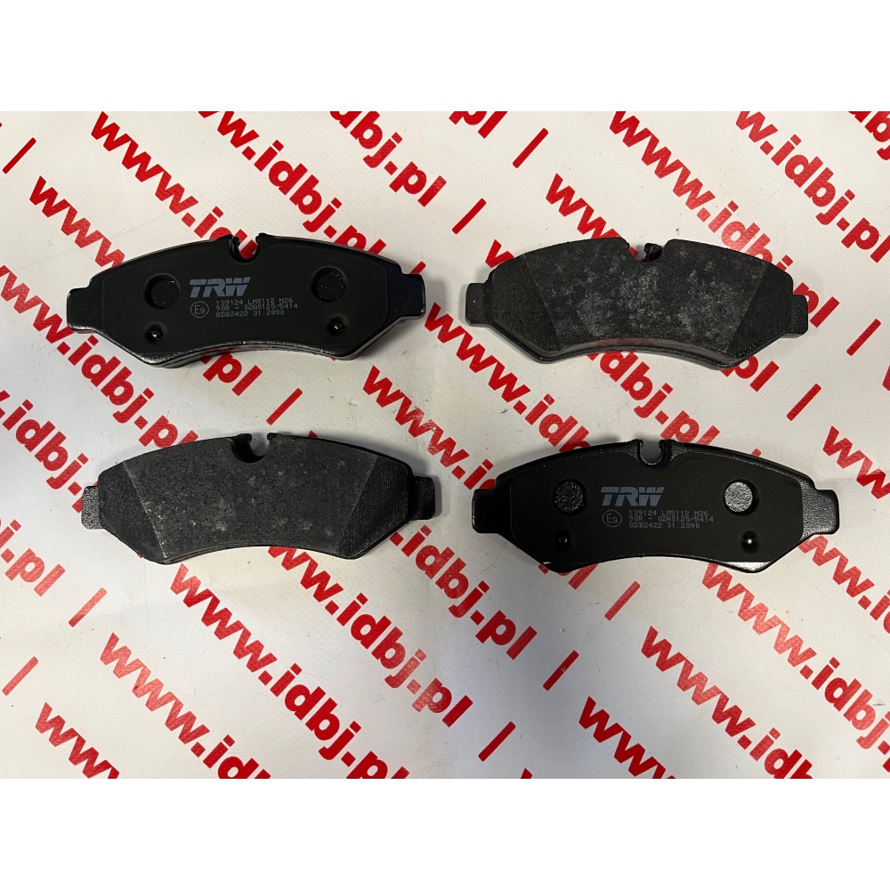 Fotografia produktu TRW TRWGDB2422 KLOCKI HAMULCOWE SPRINTER 18- TYŁ 