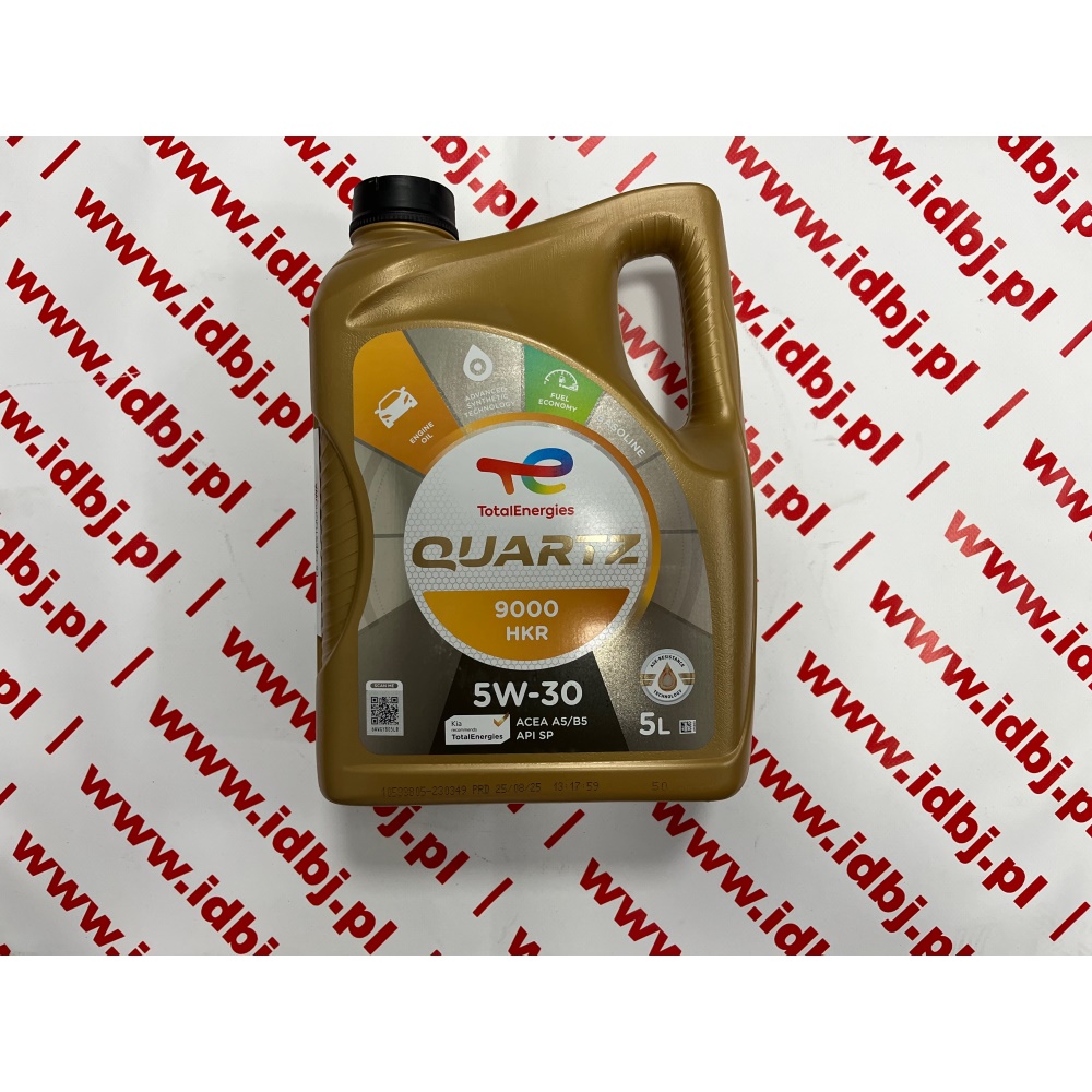 Fotografia produktu TOTAL TOTAL5W30HKR5L OLEJ SILNIKOWY TOTAL QUARTZ 9000 NRG HKR 5W30   5 LITRÓW 