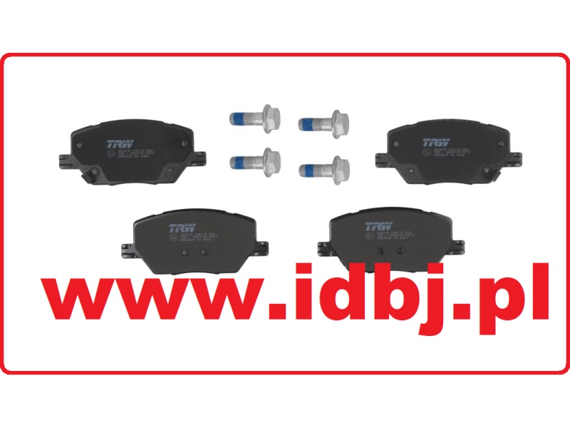 Fotografia produktu TRW TRWGDB3629 KLOCKI HAMULCOWE ALFA ROMEO TONALE, FIAT 500X,  JEEP RENEGADE PRZÓD 2018- PRZEDNIE KLOCKI HAMULCOWE JEEP COMPASS 2018- SYSTEM HAMULCOWY MANDO