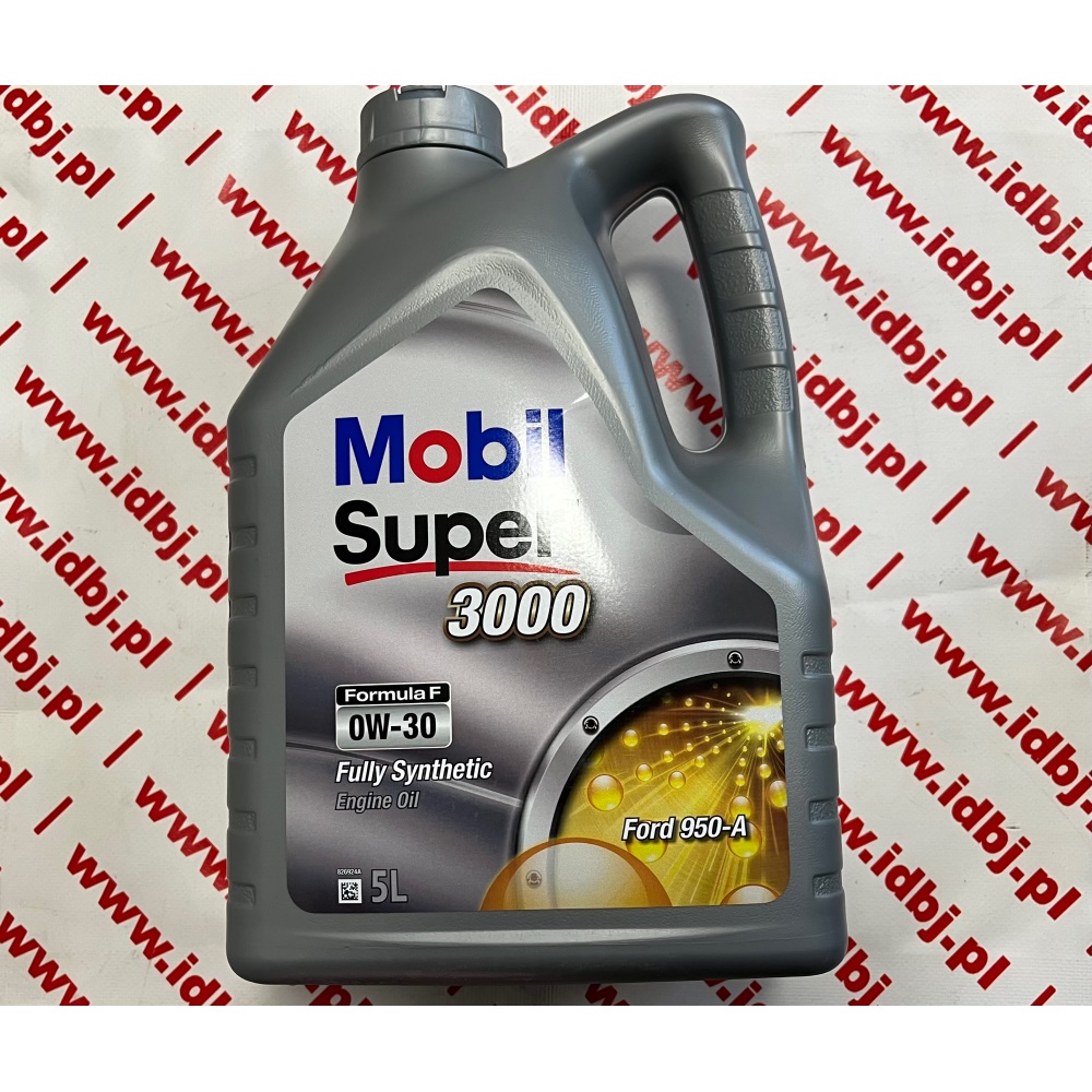 Fotografia produktu MOBIL OLEMOB0W305FF OLEJ SILNIKOWY MOBIL 0W-30 SUPER 3000 0W30 F-F 5L A5/B5 WSS-M2C950-A