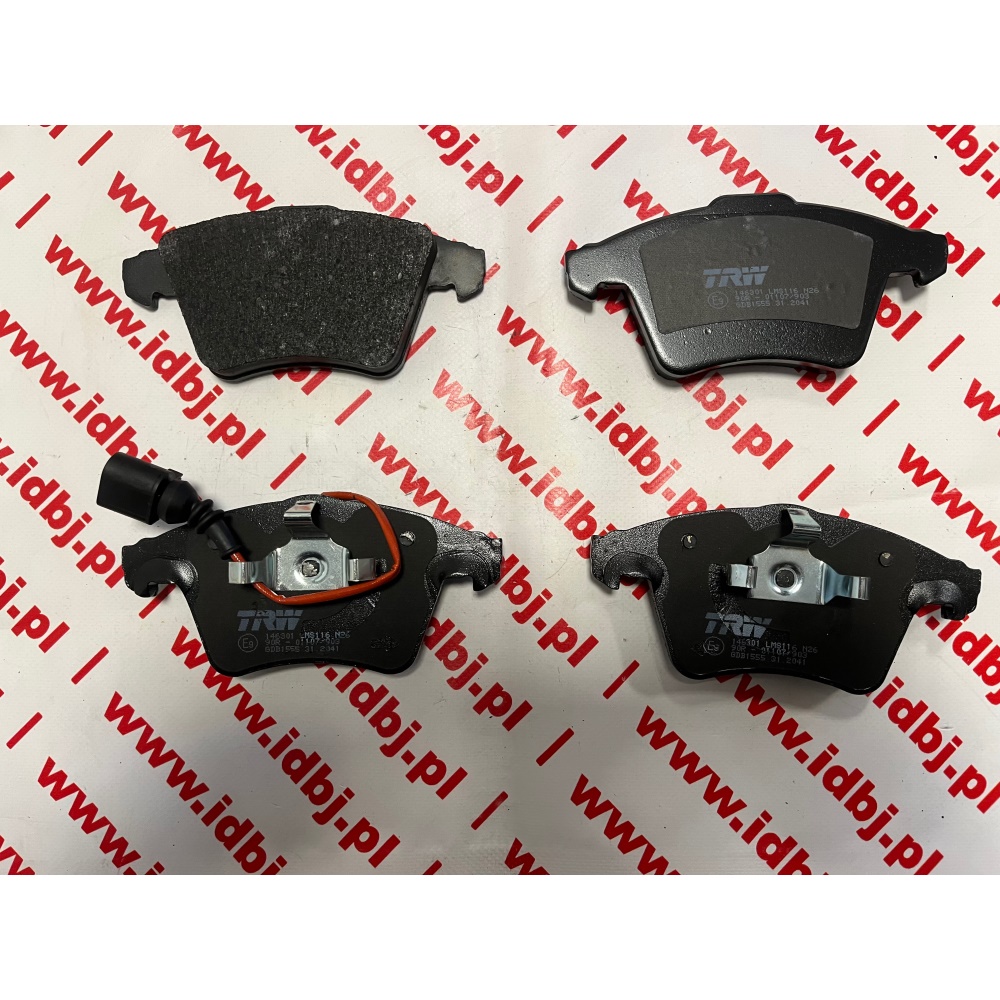 Fotografia produktu TRW TRWGDB1555 KLOCKI HAMULCOWE VW T6 KOŁA 16" PRZÓD 