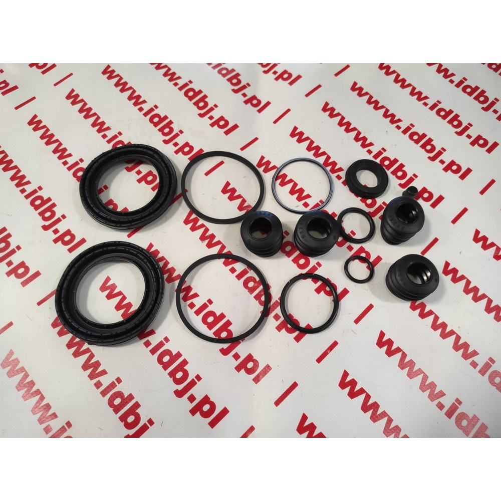 Fotografia produktu AUTOFREN SEINSA PAM11814000 REPERATURKA ZACISKU HAMULCOWEGO IVECO DAILY 06- 65C PRZÓD EUROCARGO FI 60 Gumka, osłona tłoczka hamulcowego plus kwadring uszczelniający tłoczek w zacisku.