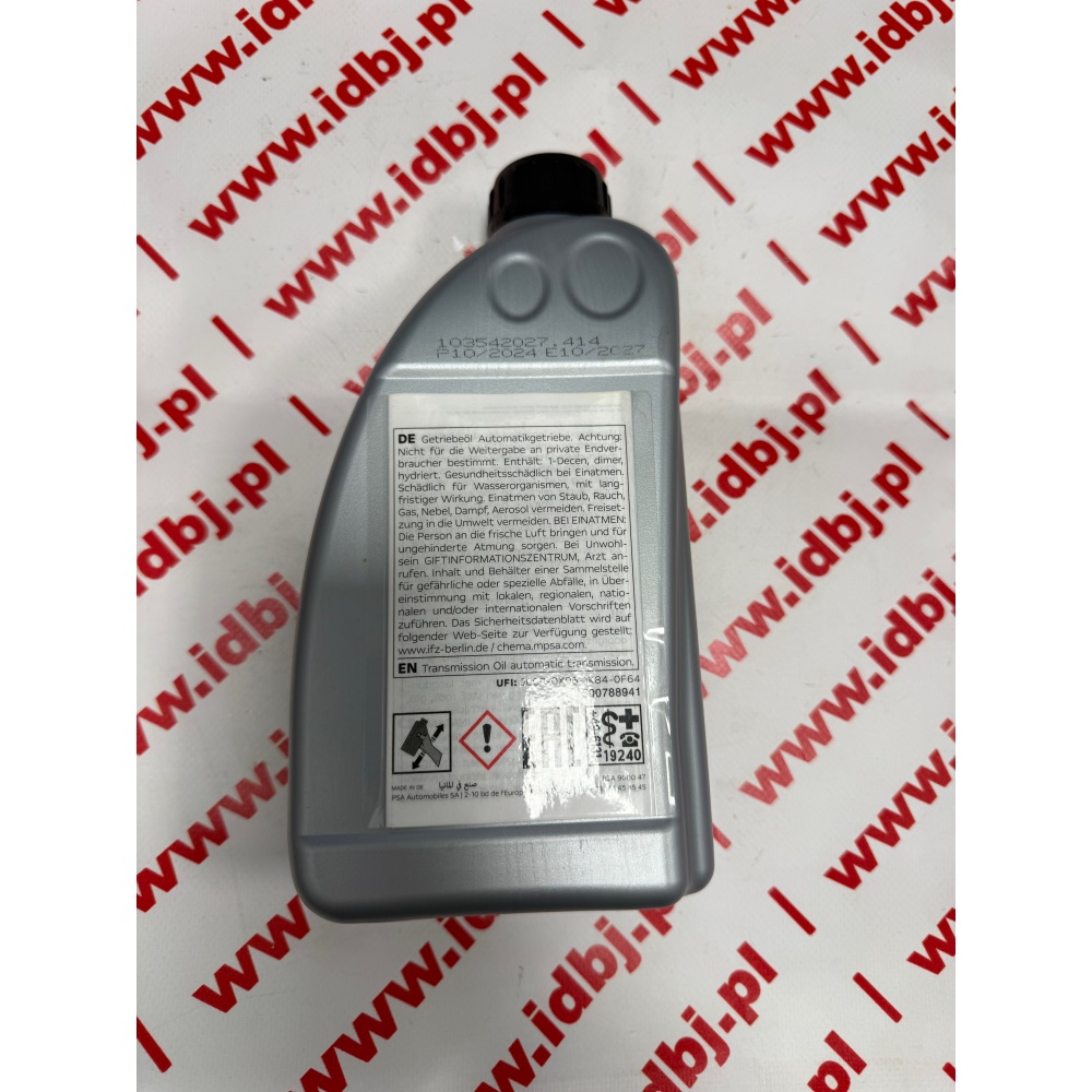 fotografia produktu FIAT OR1693483780, OLEJ DO SKRZYNI BIEGÓW DCT NORMA HE3 FIAT, CITROEN, PEUGEOT, DS
