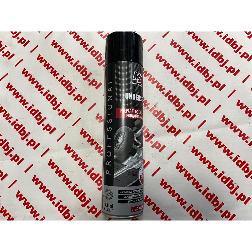 Fotografia produktu K2 CW20-A09 SPRAY, BARANEK DO ZABEZPIECZANIA NADWOZI 600ML MOJE AUTO Odpowiednik kultowego bitexu w sprayu. Sprawdzony środek do zabezpieczania podwozi osadzający lekko gumową warstwą na elementach zabezpieczanych.